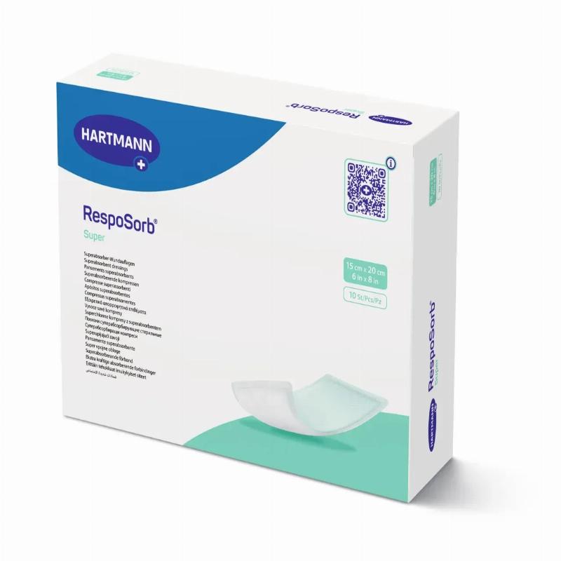 Суперабсорбуючі пов'язки RespoSorb® Super 15см х 20см 10шт